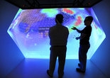 3-D cave lets University of Alabama in Huntsville students 'see' all sides of data