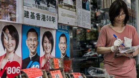Hong Kong votes amid rising anti-China feeling