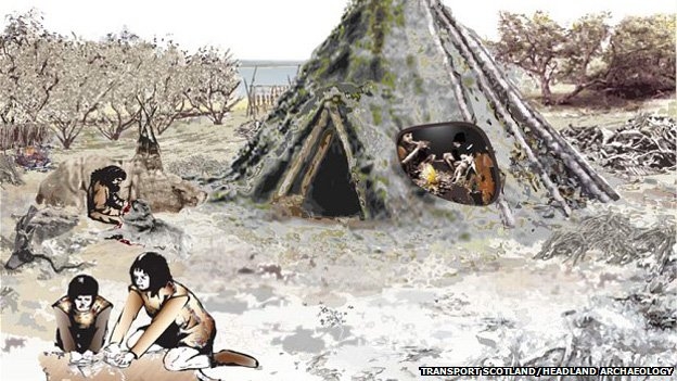 Scottish dig unearths '10,000-year-old home' at Echline
