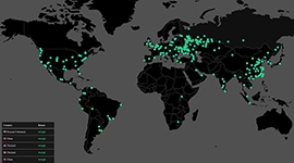 Ransomware infections reported worldwide