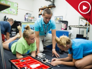 Southeast education student teaches math with robotics