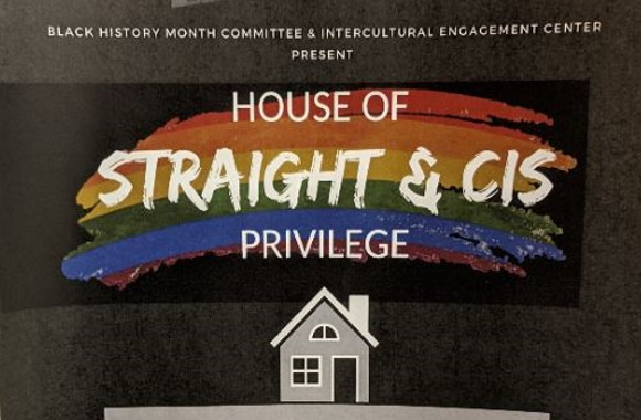 Prisons, sports, clothing stores examples of ‘straight and cis privilege,’ says college display