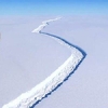 Antarctic ice crack takes major turn